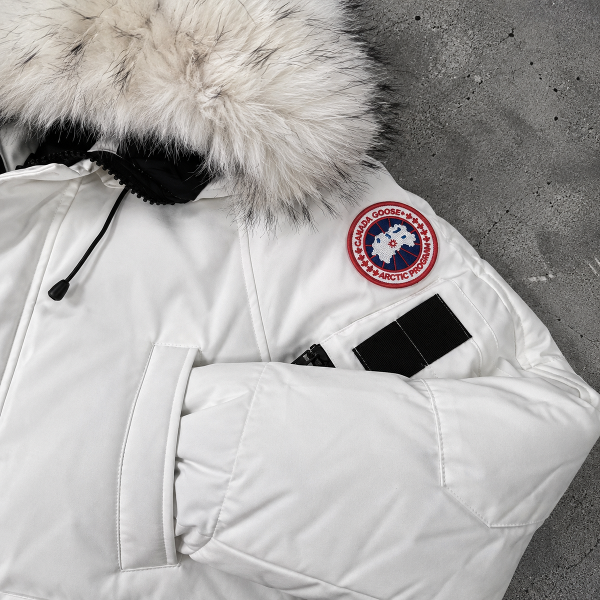 CASACO CAÑADA GOOSE WHITE ⚪️