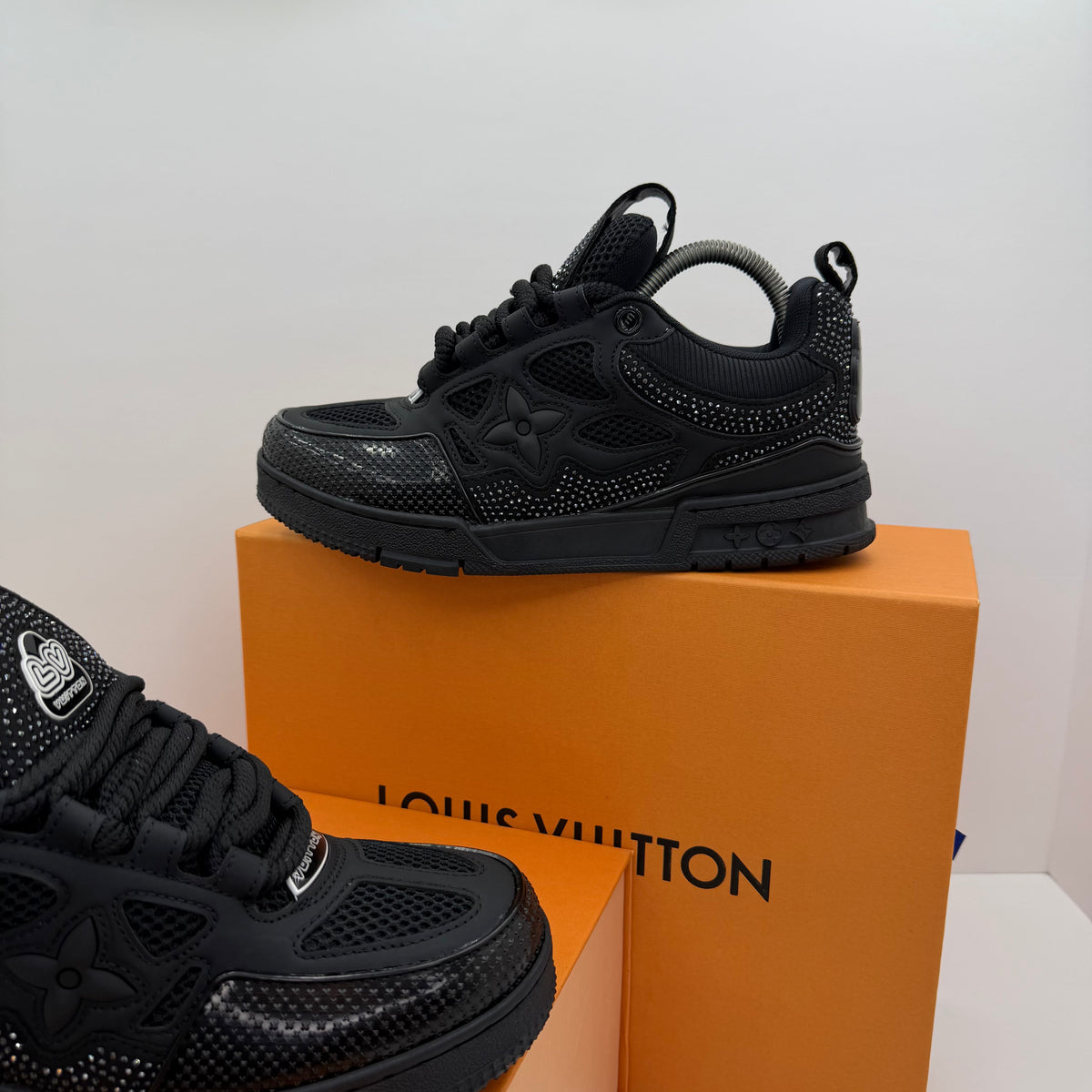 LOUIS VUITTON SKATE SWAROVSKI BLACK ⚫️