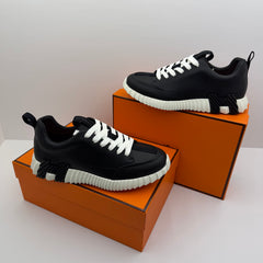 SNEAKER HERMES PRETO/BRANCO | MÁXIMA QUALIDADE 2026 ⚫️⚪️