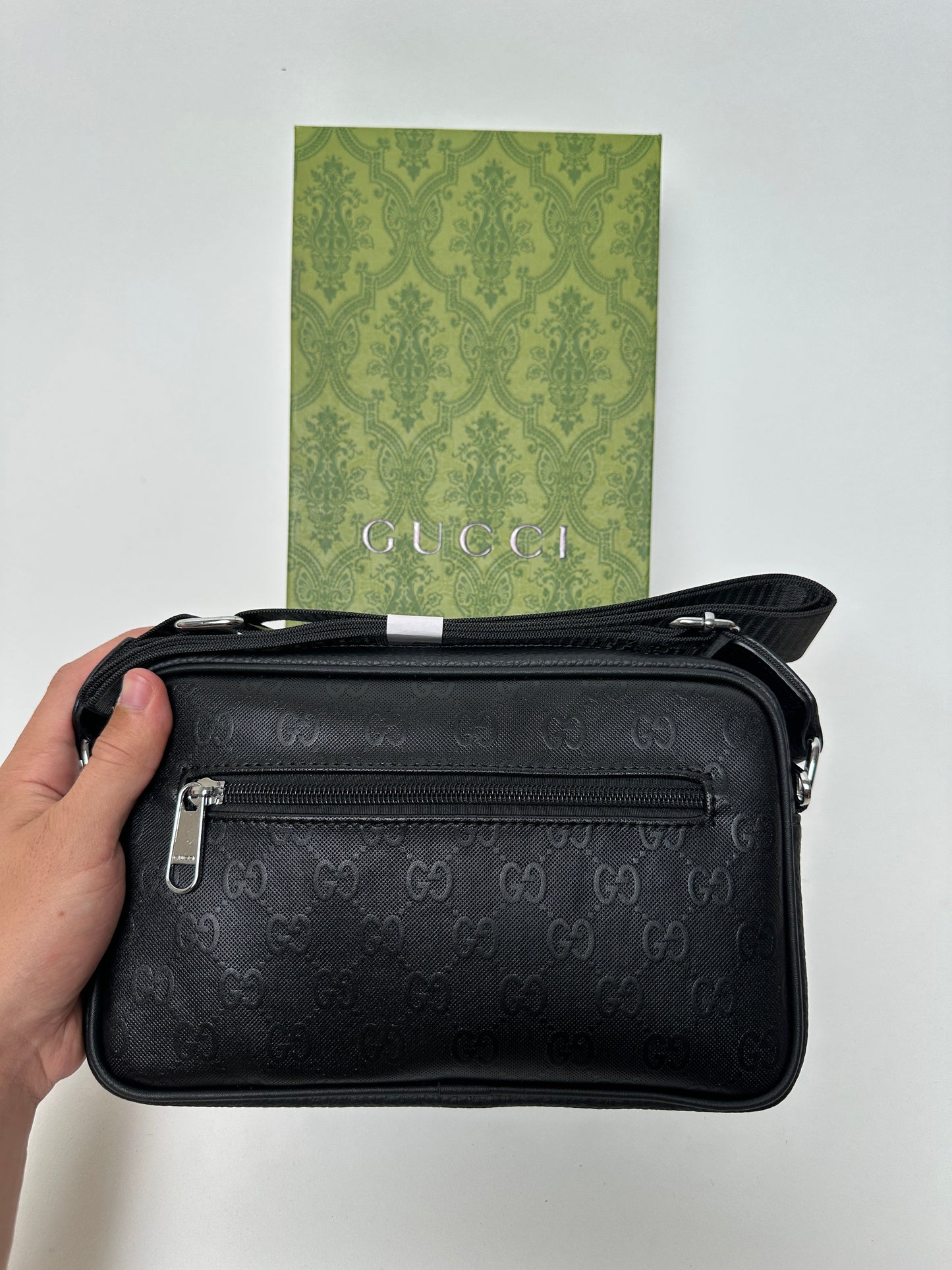 🔥 BOLSO GUCCI GG EMBLEM BLACK ✅ CALIDAD PREMIUM ‼️ UNIDADES LIMITADAS