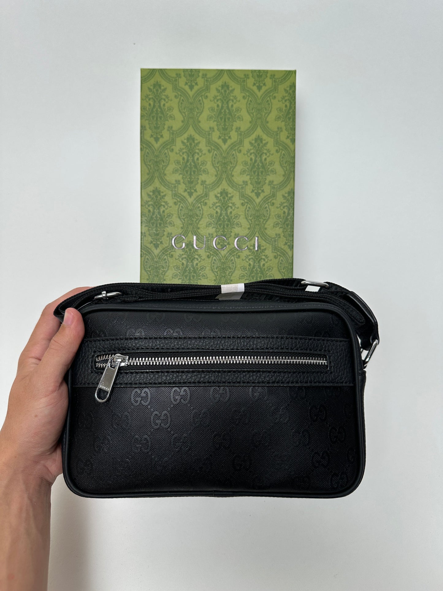 🔥 BOLSO GUCCI GG EMBLEM BLACK ✅ CALIDAD PREMIUM ‼️ UNIDADES LIMITADAS