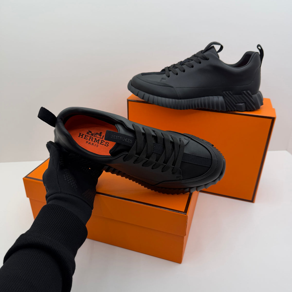 SNEAKER HERMES PRETO | MÁXIMA QUALIDADE 2026 ⚫️