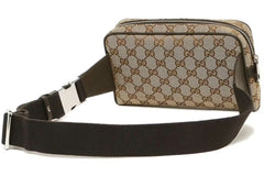 🔥 RIÑONERA GUCCI pequeña de lona Gucci GG Supreme en beige/negro CALIDAD PREMIUM ‼️ UNIDADES LIMITADAS