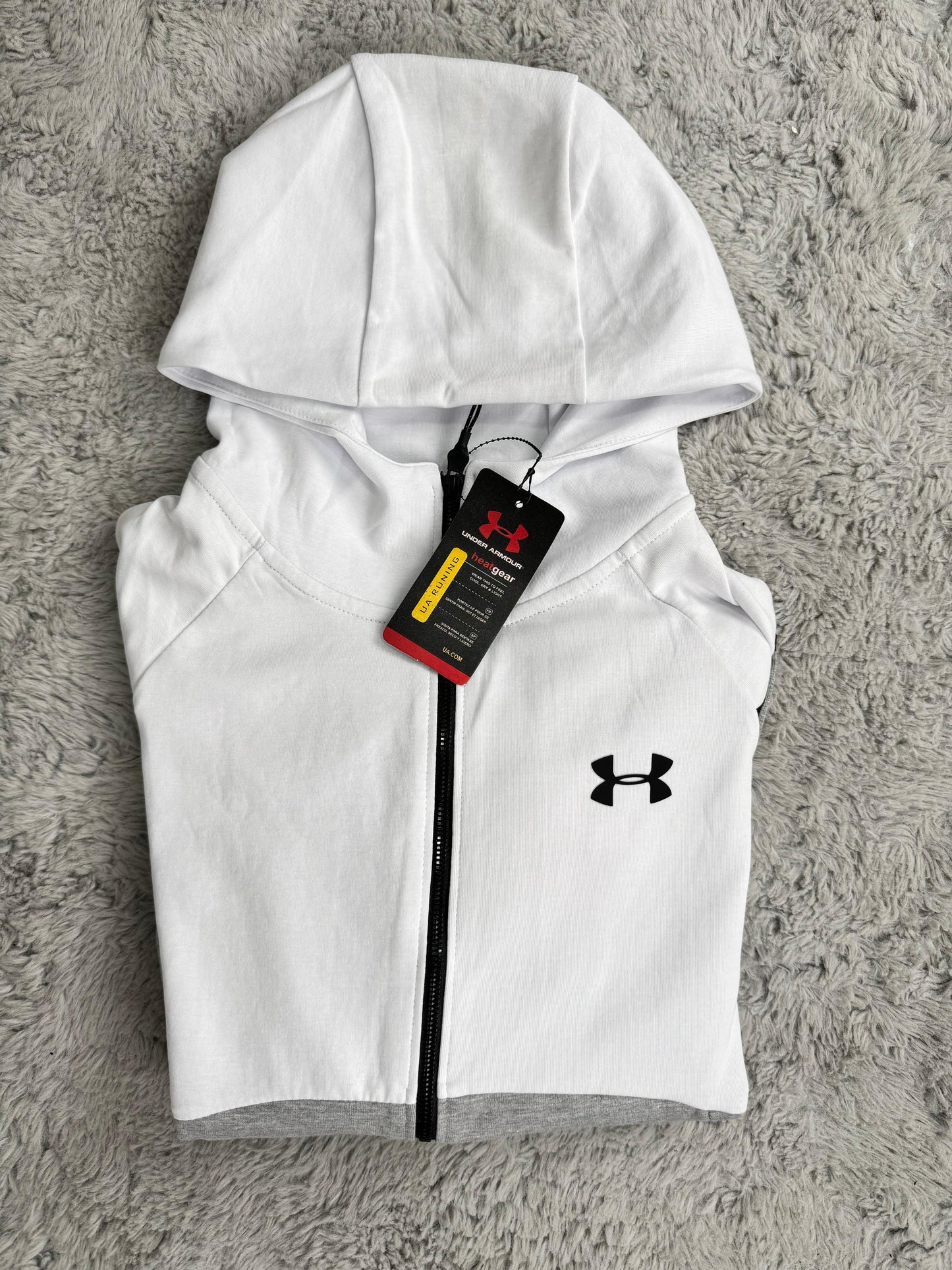 CHÁNDAL UNDER ARMOUR WHITE/GREY🔥⚪️🤯