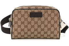 🔥 RIÑONERA GUCCI pequeña de lona Gucci GG Supreme en beige/negro CALIDAD PREMIUM ‼️ UNIDADES LIMITADAS