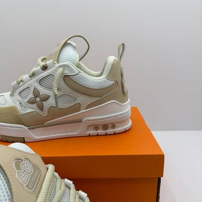 LV SKATE WHITE/BROWN⚪️🟤