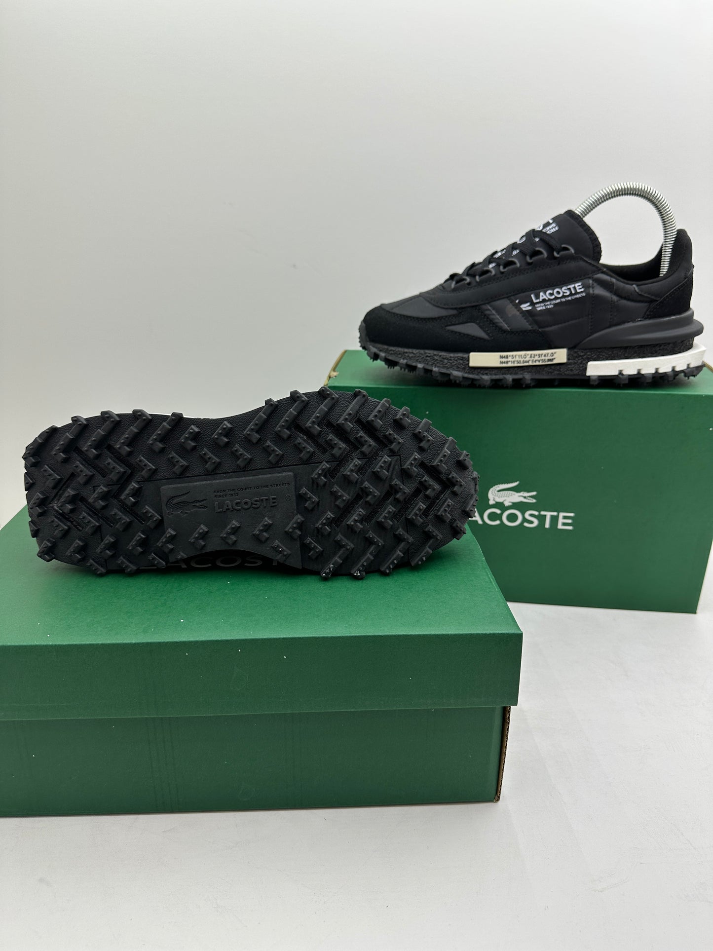 Zapatilla Lacoste Élite Active Black & White 🖤 🤍