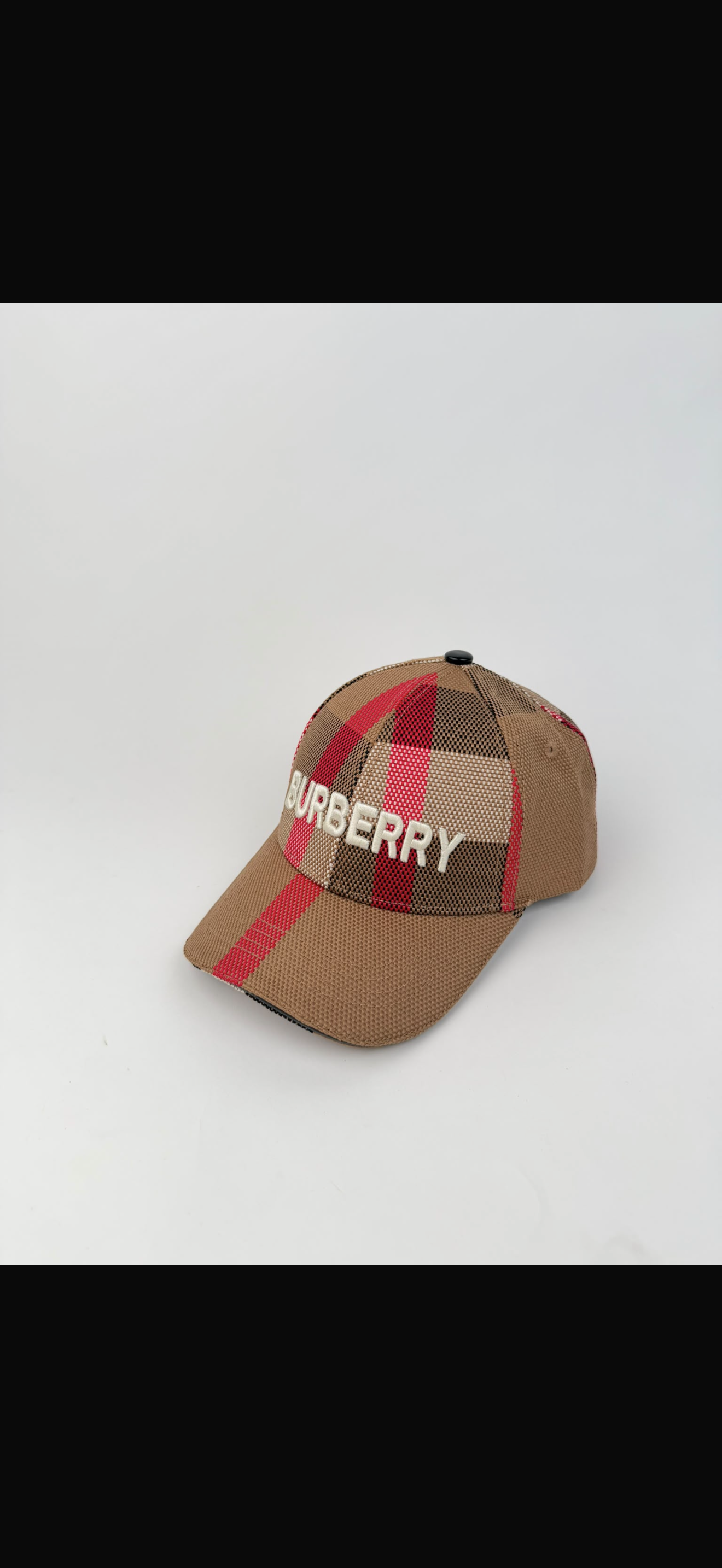 🔥 GORRA BURBERRY EXAGGERATED CHECK ✅ CALIDAD PREMIUM ‼️ UNIDADES LIMITADAS