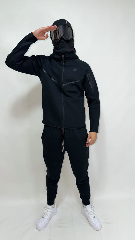 NIKE TECH FLEECE ZIP BLACK ⚫️😱 MÁXIMA CALIDAD✅ NOVEDAD 2025🔥