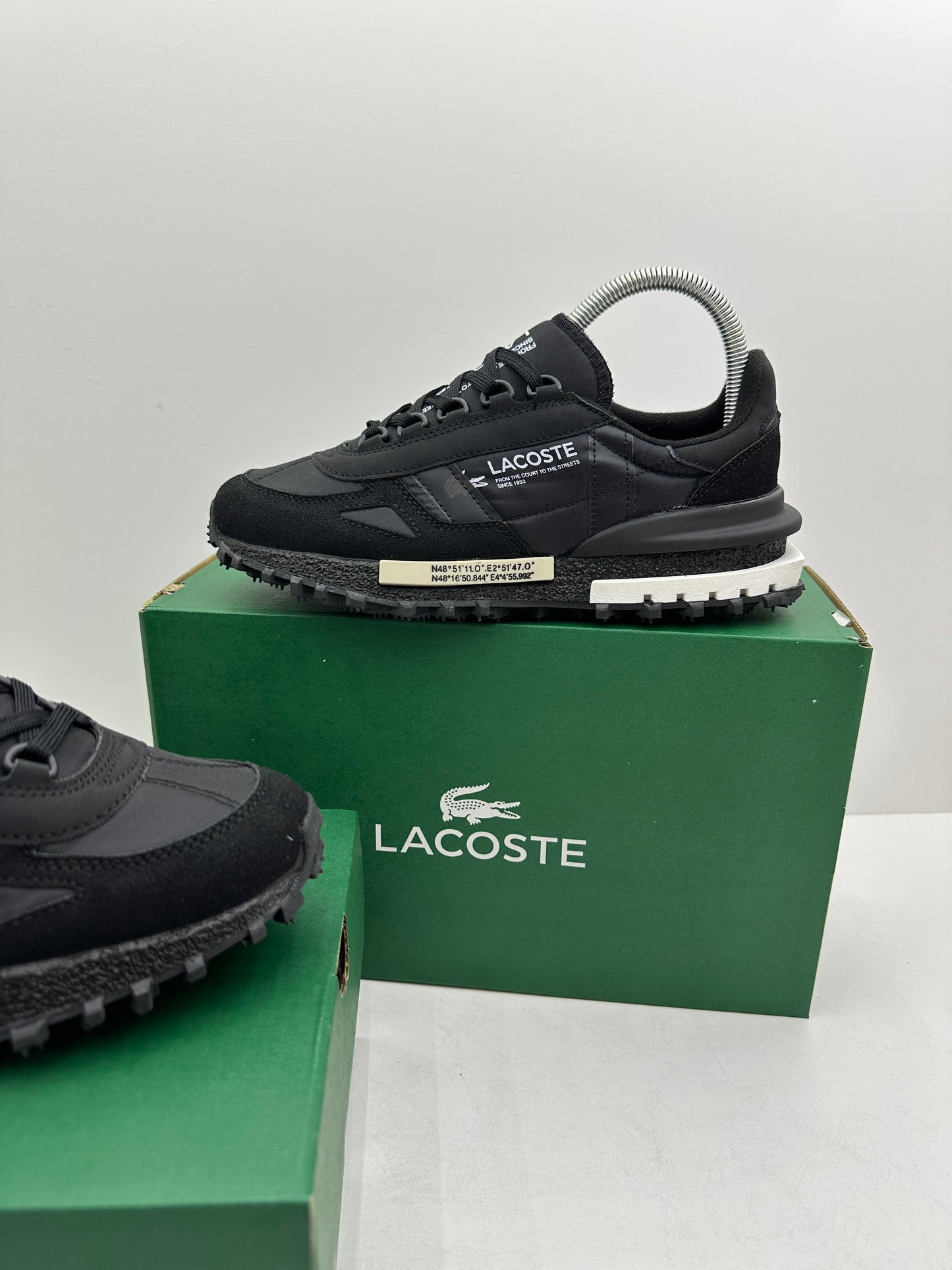 Zapatilla Lacoste Élite Active Black & White 🖤 🤍