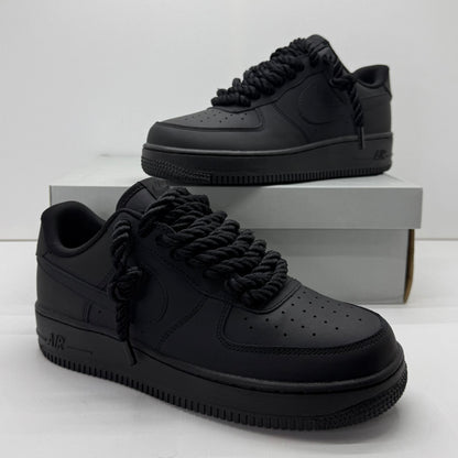 AIR FORCE 1 ROPE LACES BLACK⚫️