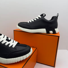 SNEAKER HERMES PRETO/BRANCO | MÁXIMA QUALIDADE 2026 ⚫️⚪️