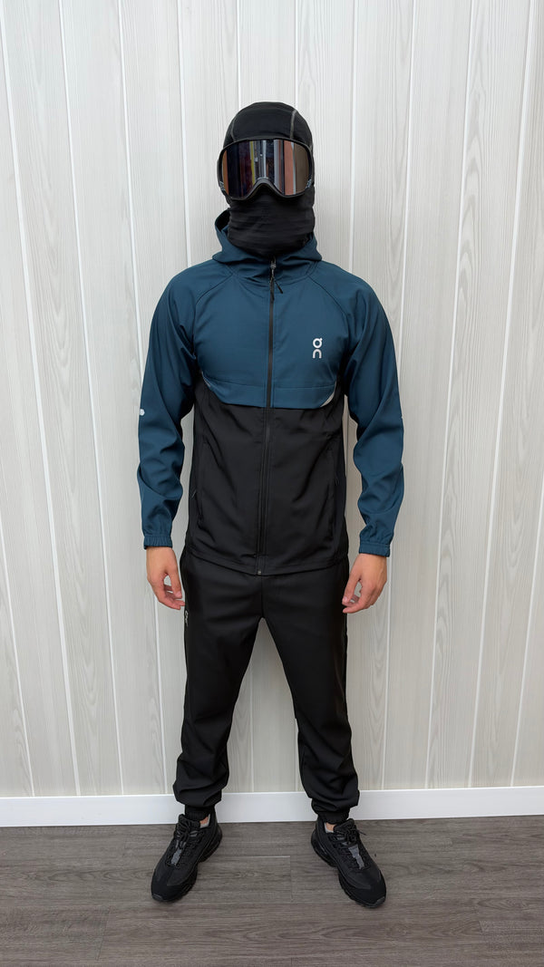 CONJUNTO ON CLOUD BLACK/BLUE⚫️🔵