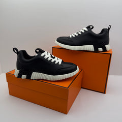 SNEAKER HERMES PRETO/BRANCO | MÁXIMA QUALIDADE 2026 ⚫️⚪️