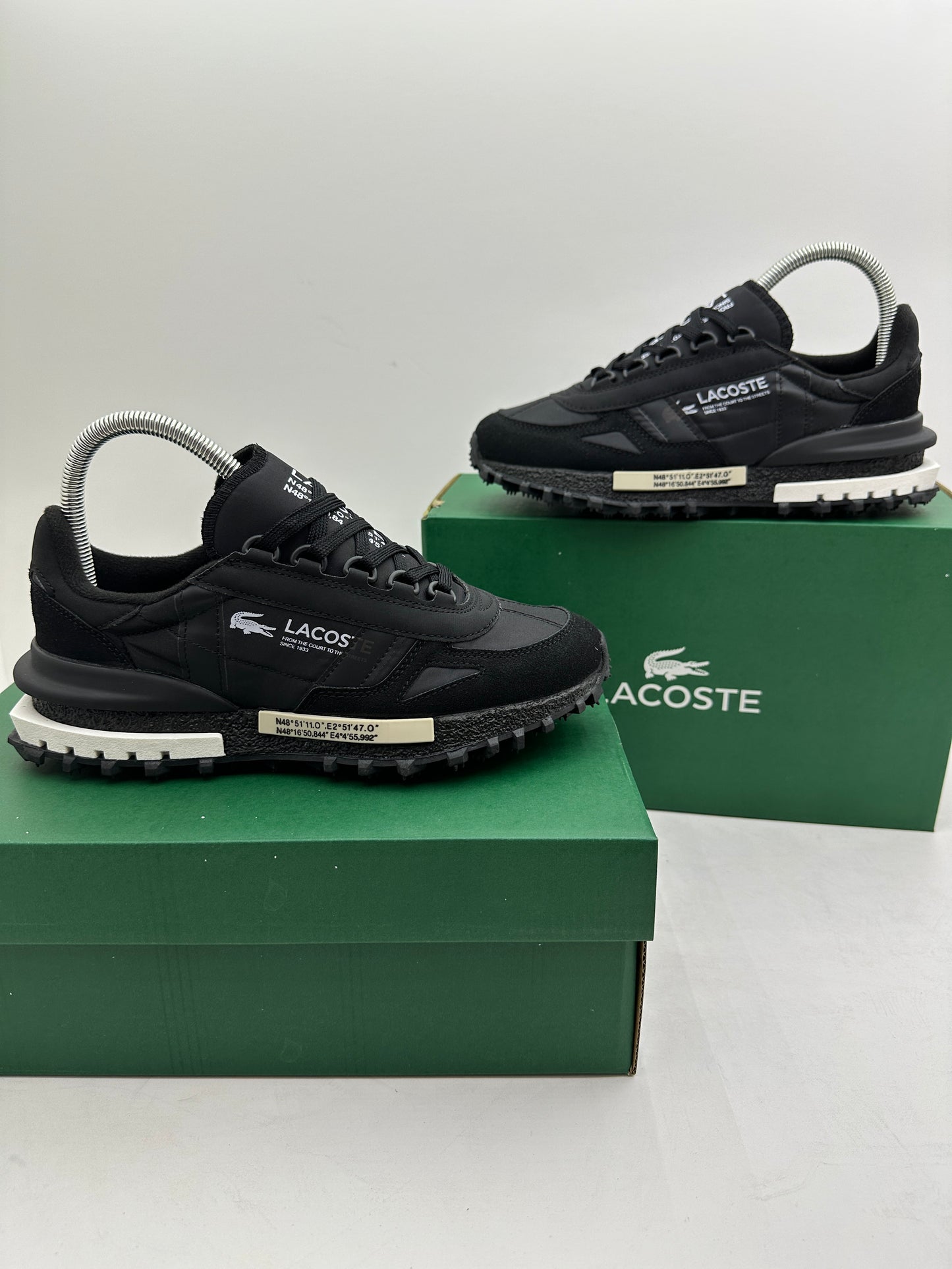 Zapatilla Lacoste Élite Active Black & White 🖤 🤍