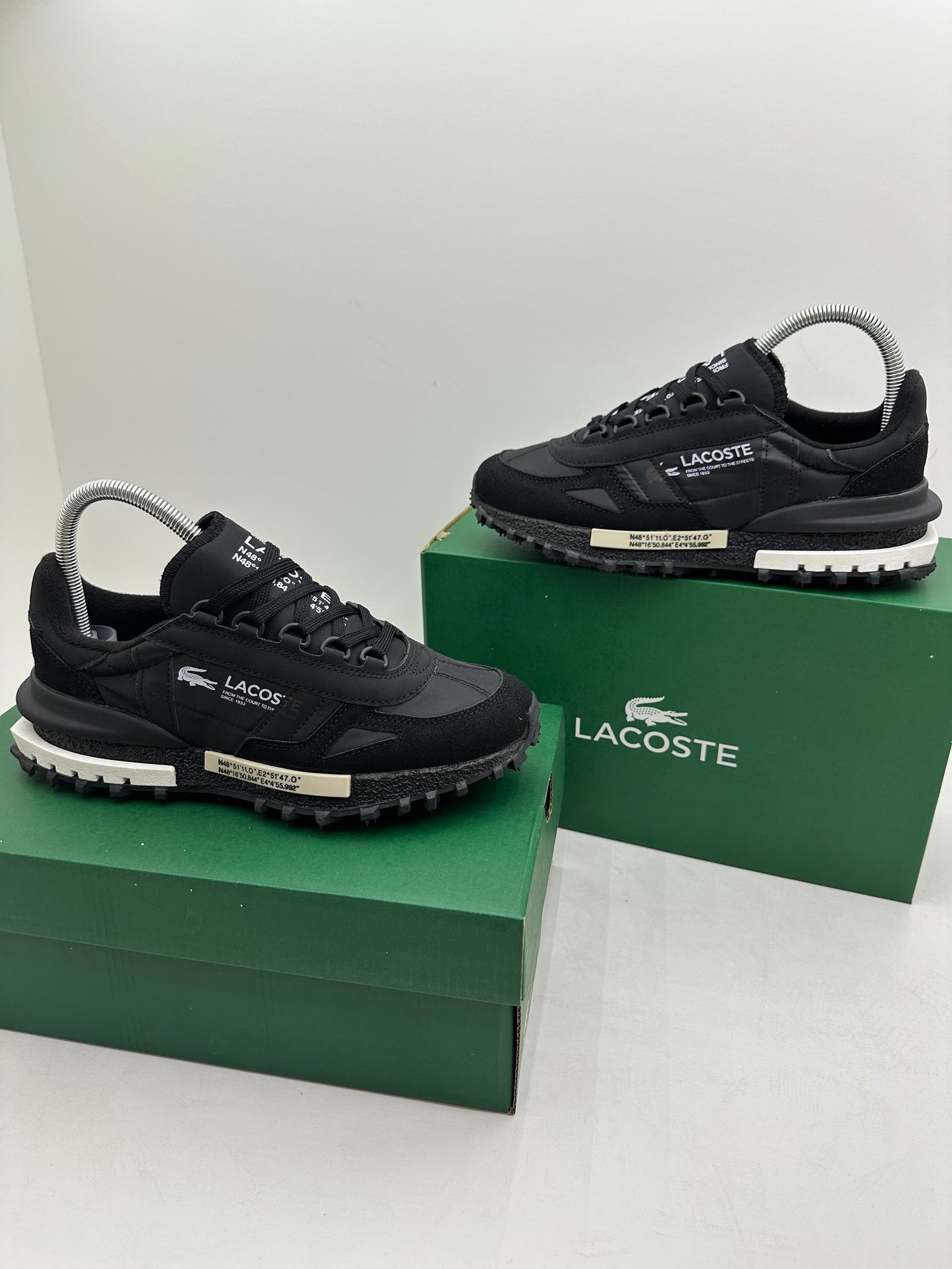 Zapatilla Lacoste Élite Active Black & White 🖤 🤍