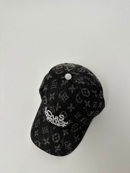 🔥 GORRA LOUIS VUITTON BLACK DENIM ✅ CALIDAD PREMIUM ‼️ UNIDADES LIMITADAS