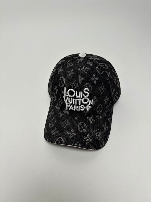 🔥 GORRA LOUIS VUITTON BLACK DENIM ✅ CALIDAD PREMIUM ‼️ UNIDADES LIMITADAS