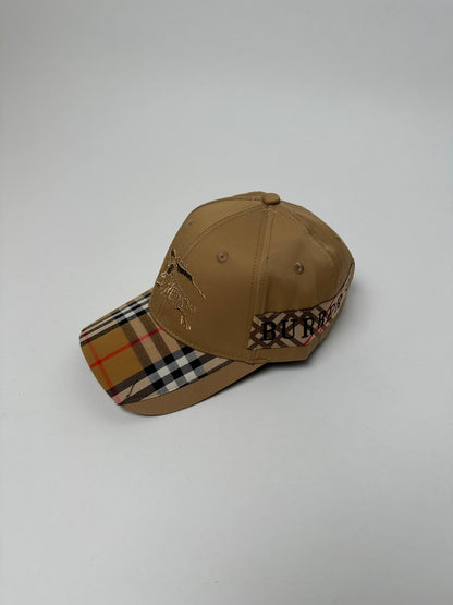 🔥 GORRA BURBERRY EKD BEIGE ✅ CALIDAD PREMIUM ‼️ UNIDADES LIMITADAS