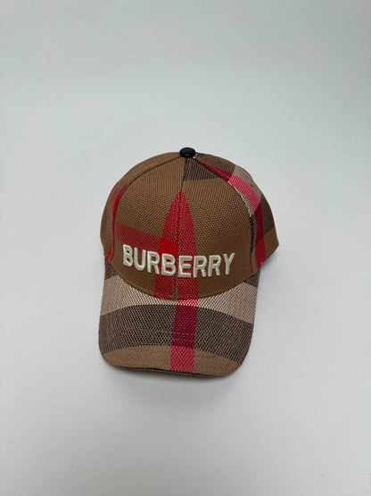 🔥 GORRA BURBERRY EXAGGERATED CHECK ✅ CALIDAD PREMIUM ‼️ UNIDADES LIMITADAS