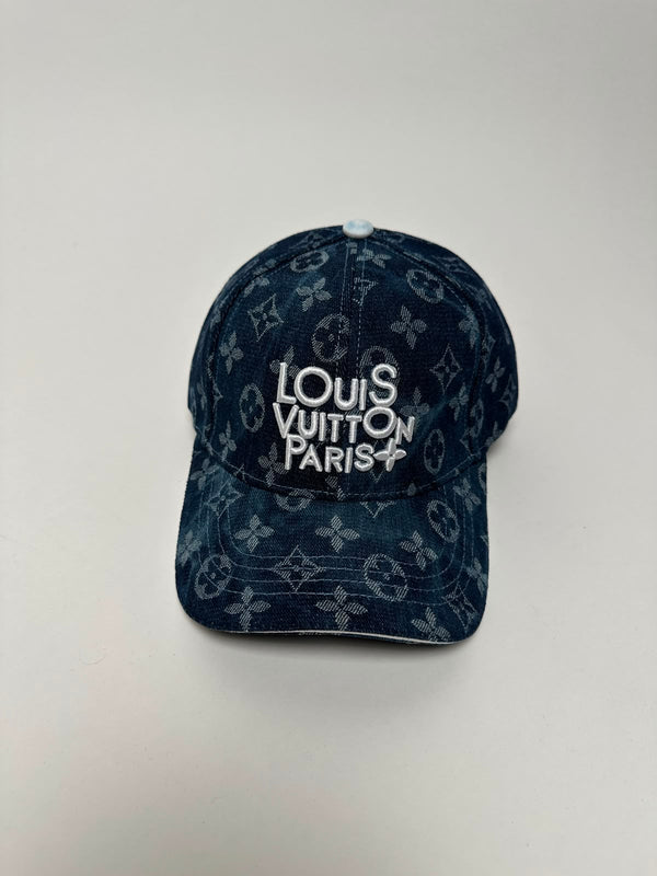 🔥 GORRA LOUIS VUITTON BLUE DENIM ✅ CALIDAD PREMIUM ‼️ UNIDADES LIMITADAS