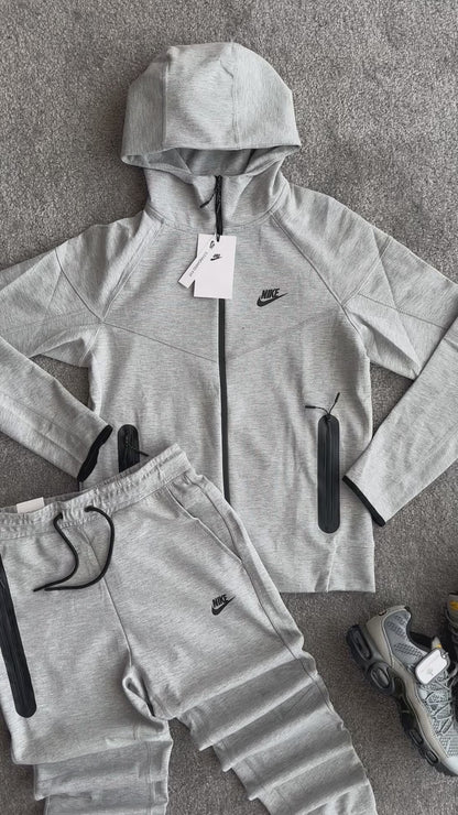 NIKE TECH FLEECE “FULL GREY 2024”🔥🥷🏿‼️