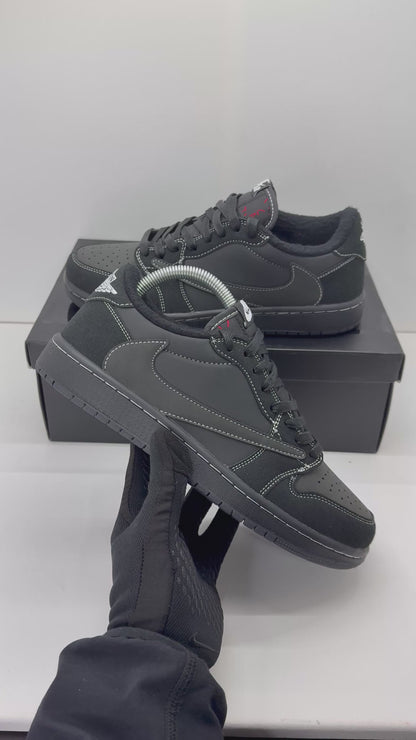 Travis Scott x Air Jordan 1 Retro Low OG SP ‘Black Phantom’⚫️